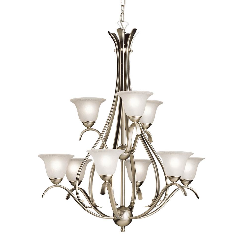 Kichler Lighting 2520NI Brushed Nickel Chandelier 9lt Image 2