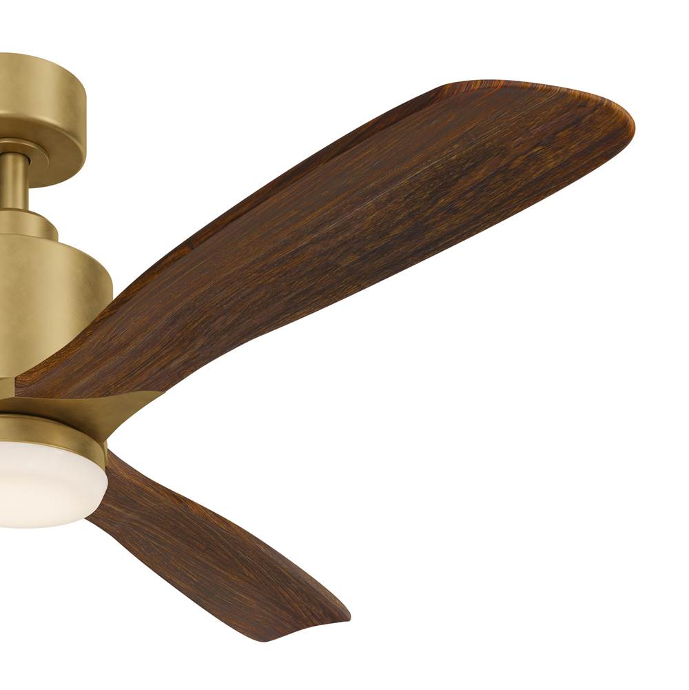 Kichler Lighting 300027NBR Natural Brass 52 Inch Ridley Ii Fan Led Image 5