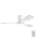 Kichler Lighting 300032MWH Matte White 48 Inch Volos Fan Led Image 8