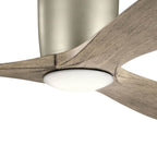 Kichler Lighting 300032NI Brushed Nickel 48 Inch Volos Fan Led Image 5
