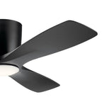 Kichler Lighting 300032SBK Satin Black 48 Inch Volos Fan Led Image 6