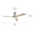 Kichler Lighting Ridley Ii 60 Inch Ridley Ii Fan
