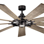 Kichler Lighting 300285AVI Anvil Iron 85 Inch Gentry Xl Fan Led Image 5