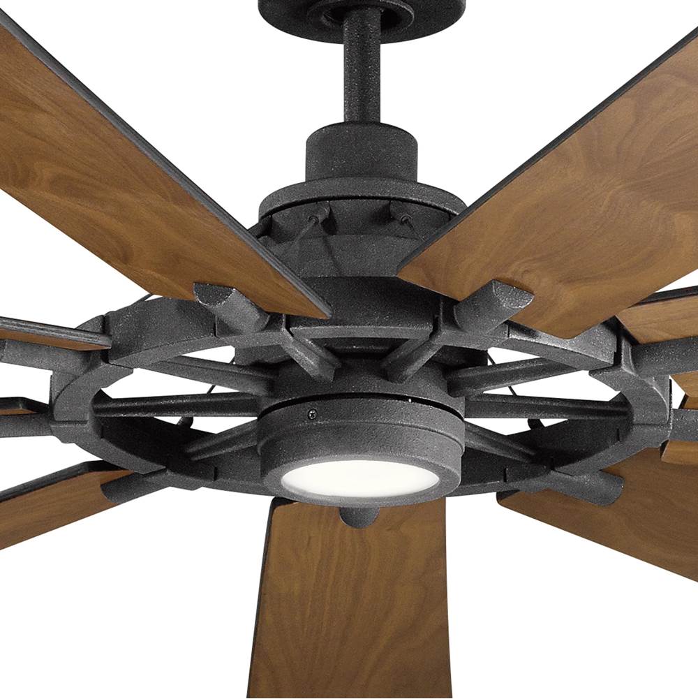 Kichler Lighting 300285DBK Distressed Black 85 Inch Gentry Xl Fan Led Image 4
