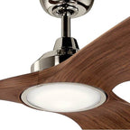 Kichler Lighting 300365PN Polished Nickel 65 Inch Imari Fan Led Image 6