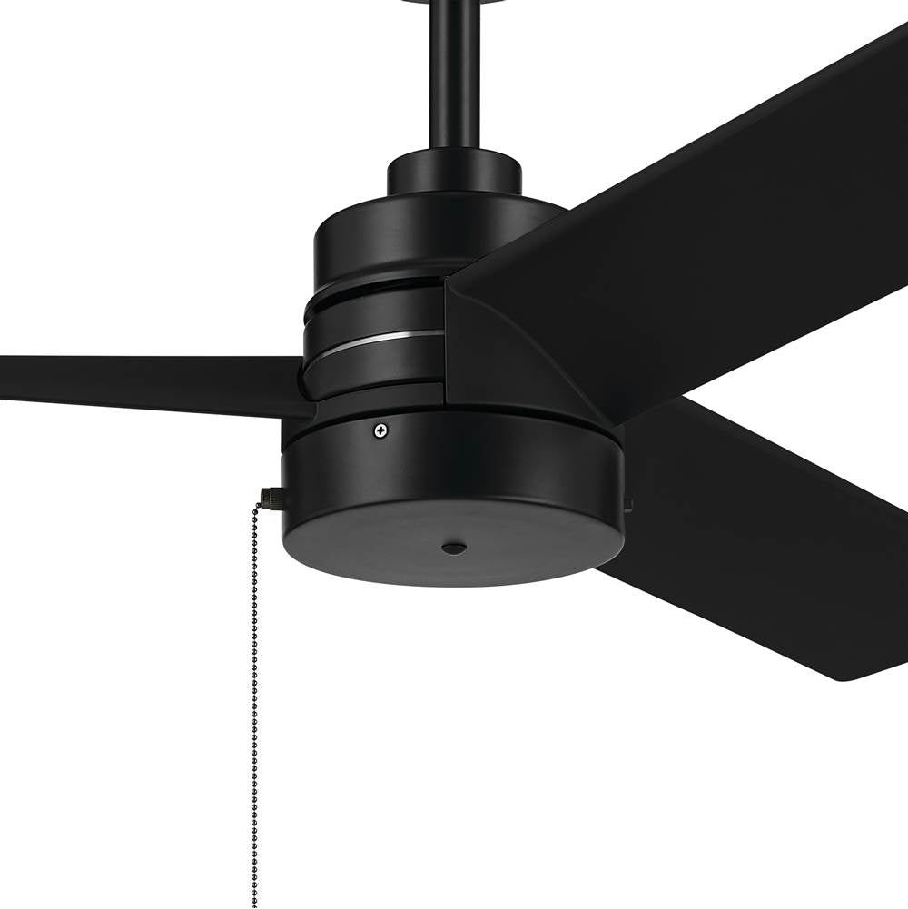 Kichler Lighting 300375BK Black 52 Inch Spyn Lite Fan Image 2