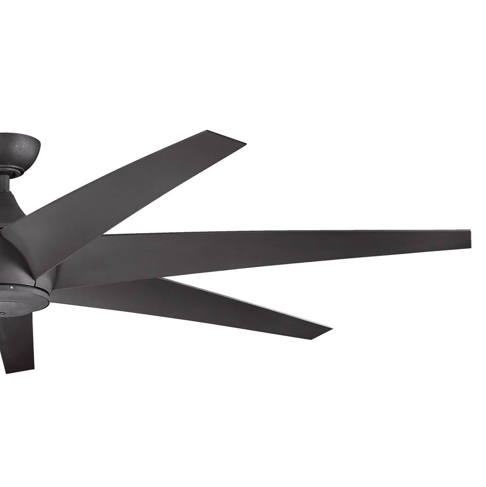 Kichler Lighting 310115DBK Distressed Black 80 Inch Lehr Fan Image 4