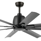 Kichler Lighting 310265SBK Satin Black 65 Inch Breda Fan Image 4