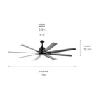 Kichler Lighting Breda 75 Inch Breda Fan