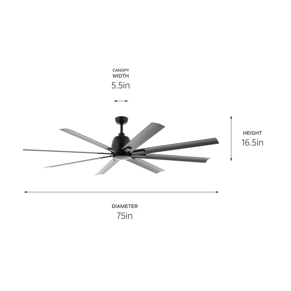 Kichler Lighting Breda 75 Inch Breda Fan