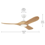 Kichler Lighting 310552MWH Matte White 52 Inch Mylo Fan Image 2