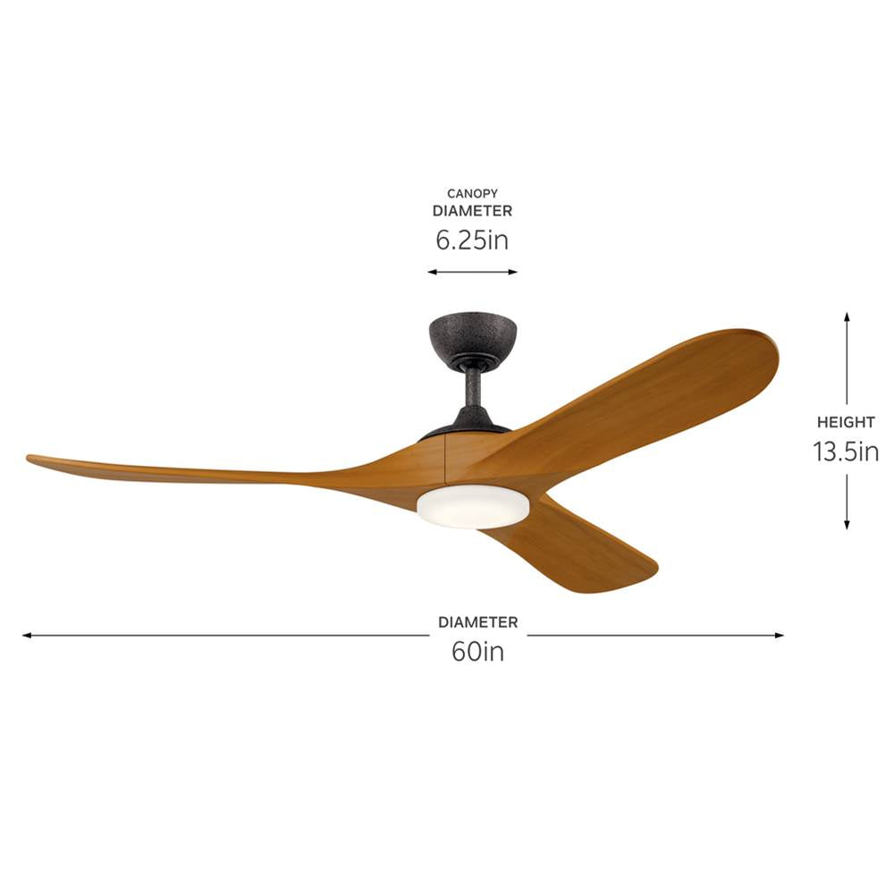 Kichler Lighting 310560AVI Anvil Iron 60 Inch Mylo Fan Image 2