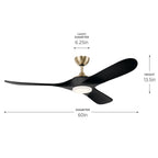 Kichler Lighting 310560CPZ Champagne Bronze 60 Inch Mylo Fan Image 2