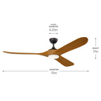 Kichler Lighting 310570AVI Anvil Iron 70 Inch Mylo Fan Image 2