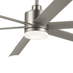 Kichler Lighting 310780NI Painted Brushed Nickel 80 Inch Loa Fan Image 3