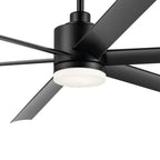 Kichler Lighting 310780SBK Satin Black 80 Inch Loa Fan Image 3