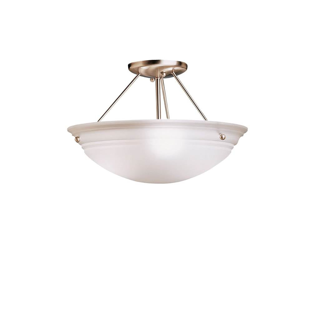Kichler Lighting Cove Molding Top Glass Semi Flush 3lt