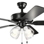 Kichler Lighting 330016SBKS Satin Black 52 Inch Basics Pro Premier Fan Image 6