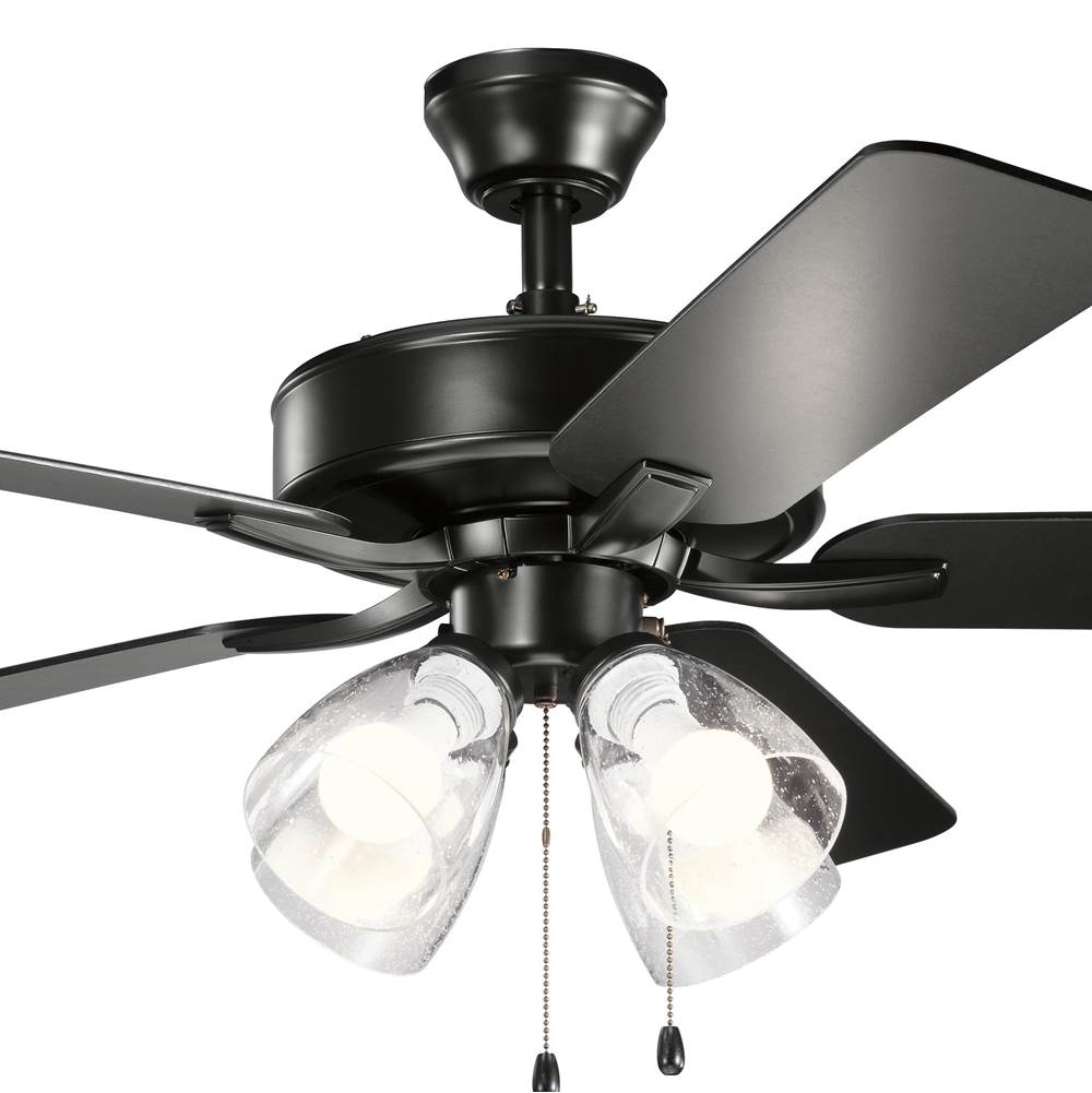 Kichler Lighting 330016SBKS Satin Black 52 Inch Basics Pro Premier Fan Image 6