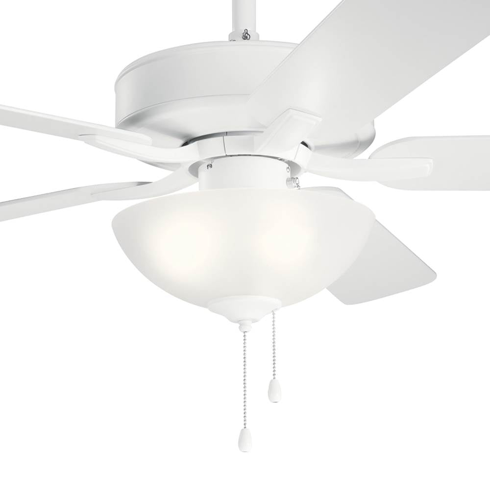 Kichler Lighting 330017MWH Matte White 52 Inch Basics Pro Select Fan Image 5
