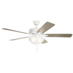 Kichler Lighting 330017MWH Matte White 52 Inch Basics Pro Select Fan Image 8