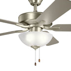 Kichler Lighting 330017NI Brushed Nickel 52 Inch Basics Pro Select Fan Image 6