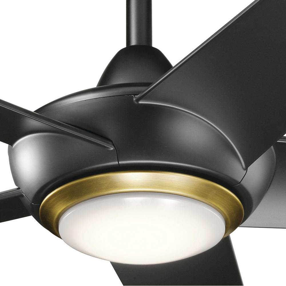 Kichler Lighting 330089SBK Satin Black 52 Inchapono Fan Led Image 3