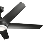 Kichler Lighting 330089SBK Satin Black 52 Inchapono Fan Led Image 2