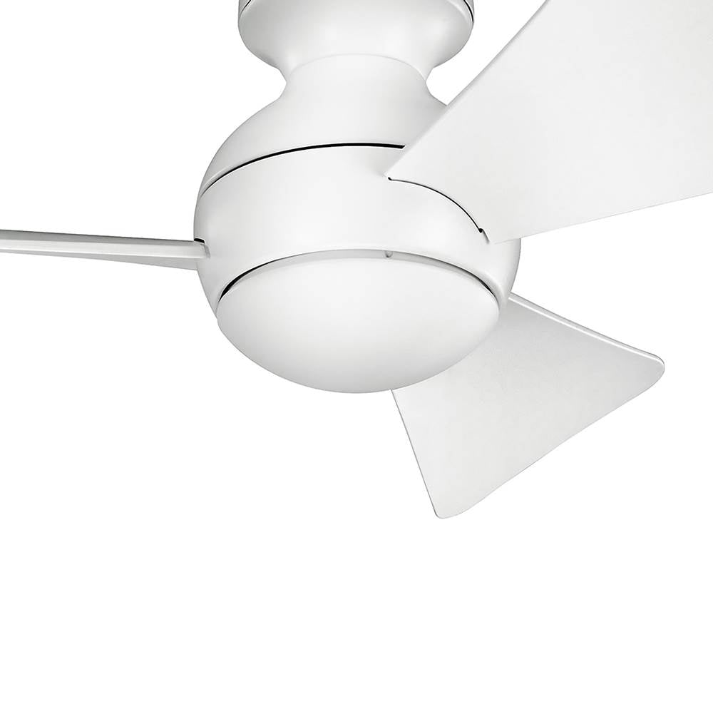 Kichler Lighting 330150MWH Matte White 34 Inch Sola Fan Led Image 6