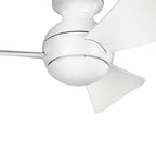 Kichler Lighting 330150MWH Matte White 34 Inch Sola Fan Led Image 6