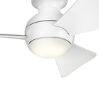 Kichler Lighting 330150MWH Matte White 34 Inch Sola Fan Led Image 7