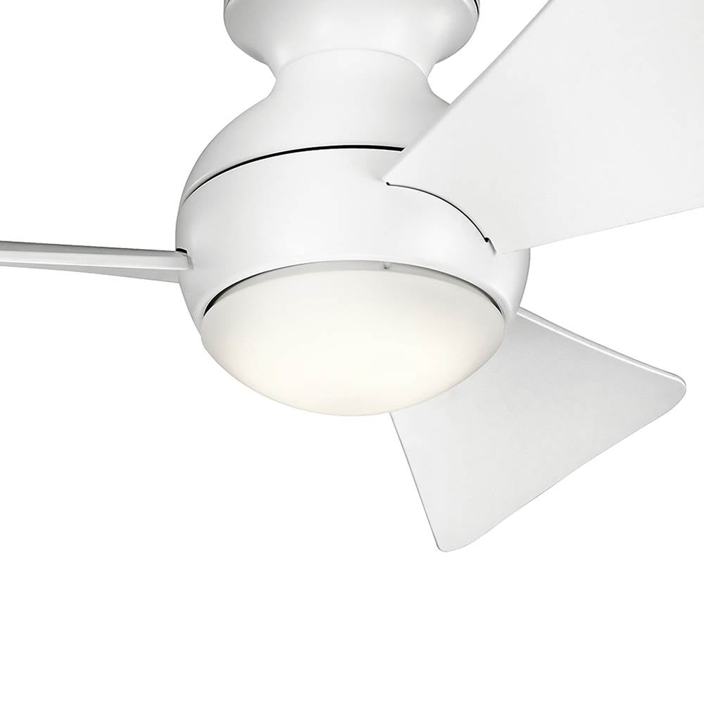 Kichler Lighting 330150MWH Matte White 34 Inch Sola Fan Led Image 7
