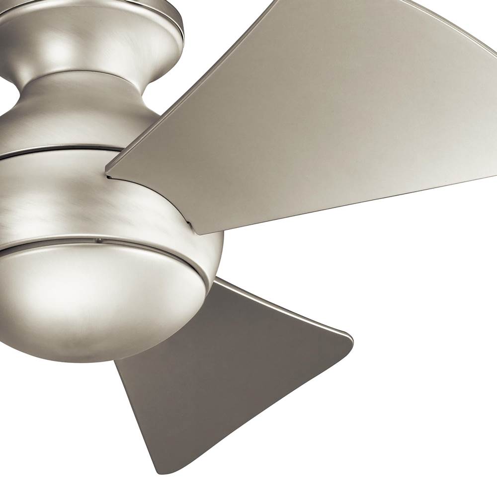 Kichler Lighting 330150NI Brushed Nickel 34 Inch Sola Fan Led Image 5