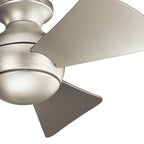Kichler Lighting 330150NI Brushed Nickel 34 Inch Sola Fan Led Image 5