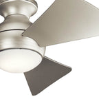 Kichler Lighting 330150NI Brushed Nickel 34 Inch Sola Fan Led Image 6