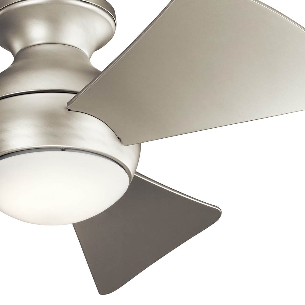 Kichler Lighting 330150NI Brushed Nickel 34 Inch Sola Fan Led Image 6