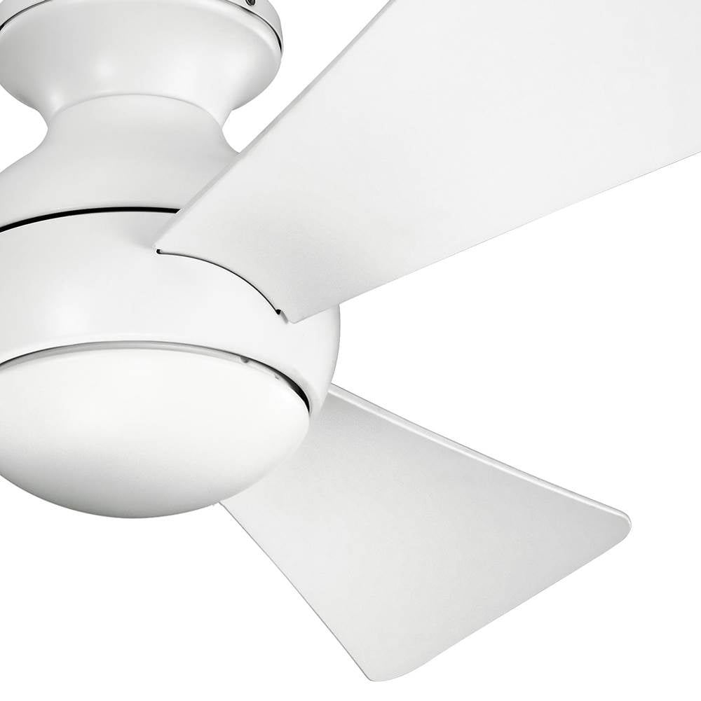 Kichler Lighting 330151MWH Matte White 44 Inch Sola Fan Led Image 5