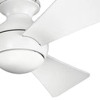 Kichler Lighting 330151MWH Matte White 44 Inch Sola Fan Led Image 5