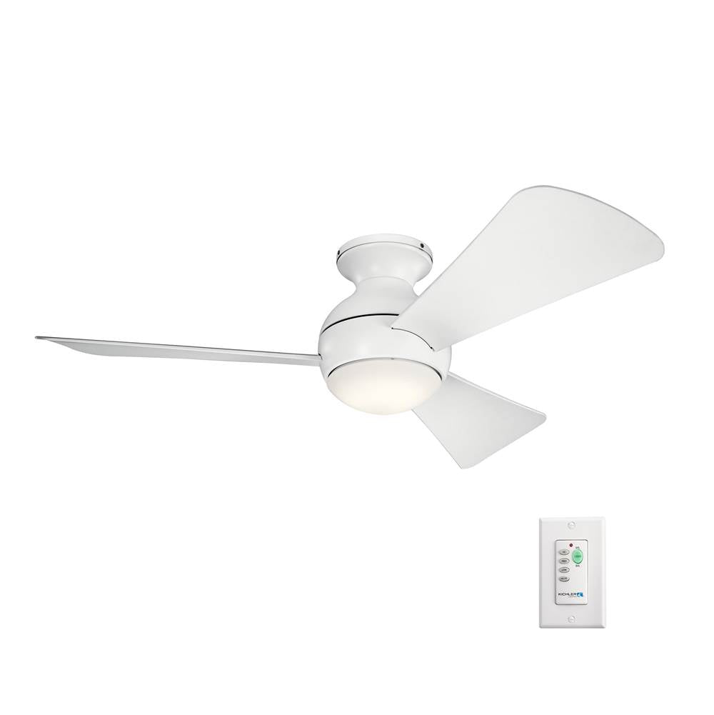 Kichler Lighting 330151MWH Matte White 44 Inch Sola Fan Led Image 9