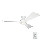 Kichler Lighting 330152MWH Matte White 54 Inch Sola Fan Led Image 8