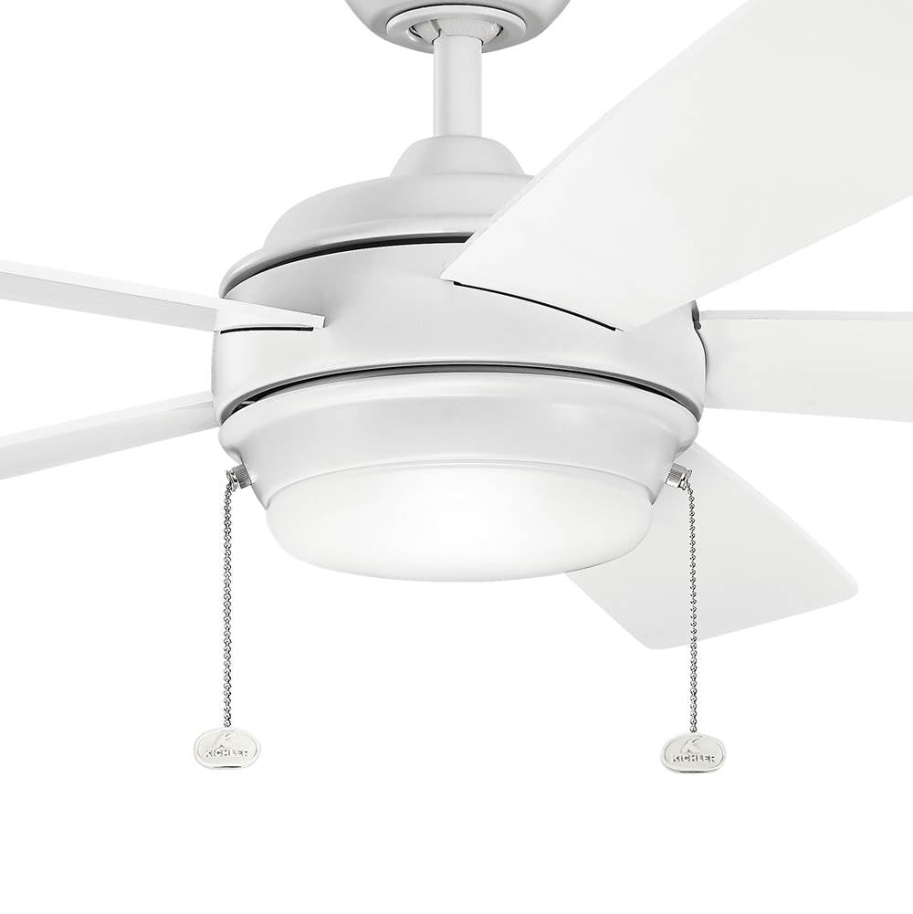 Kichler Lighting 330174MWH Matte White 52 Inch Starkk Fan Led Image 6
