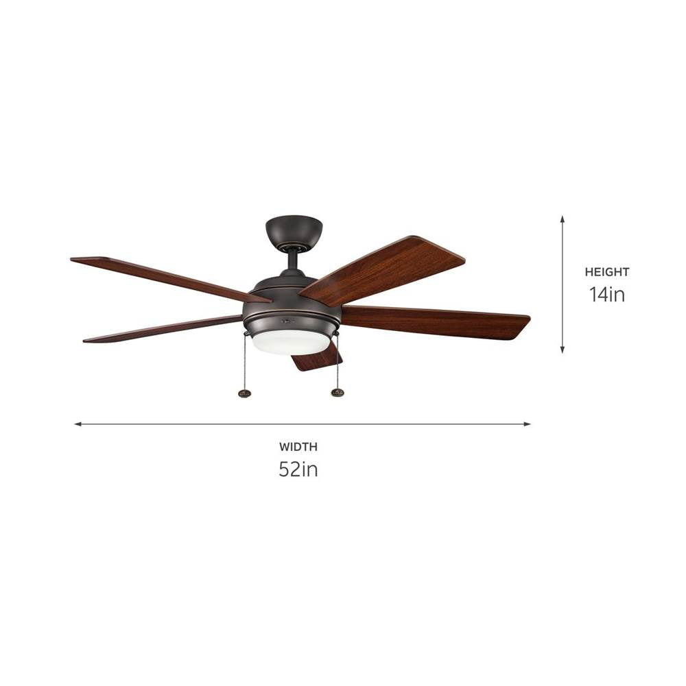 Kichler Lighting 330174OZ Olde Bronze 52 Inch Starkk Fan Led Image 2