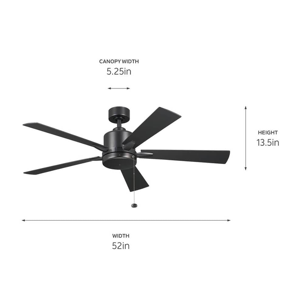Kichler Lighting Lucian Ii 52 Inch Bowen Fan