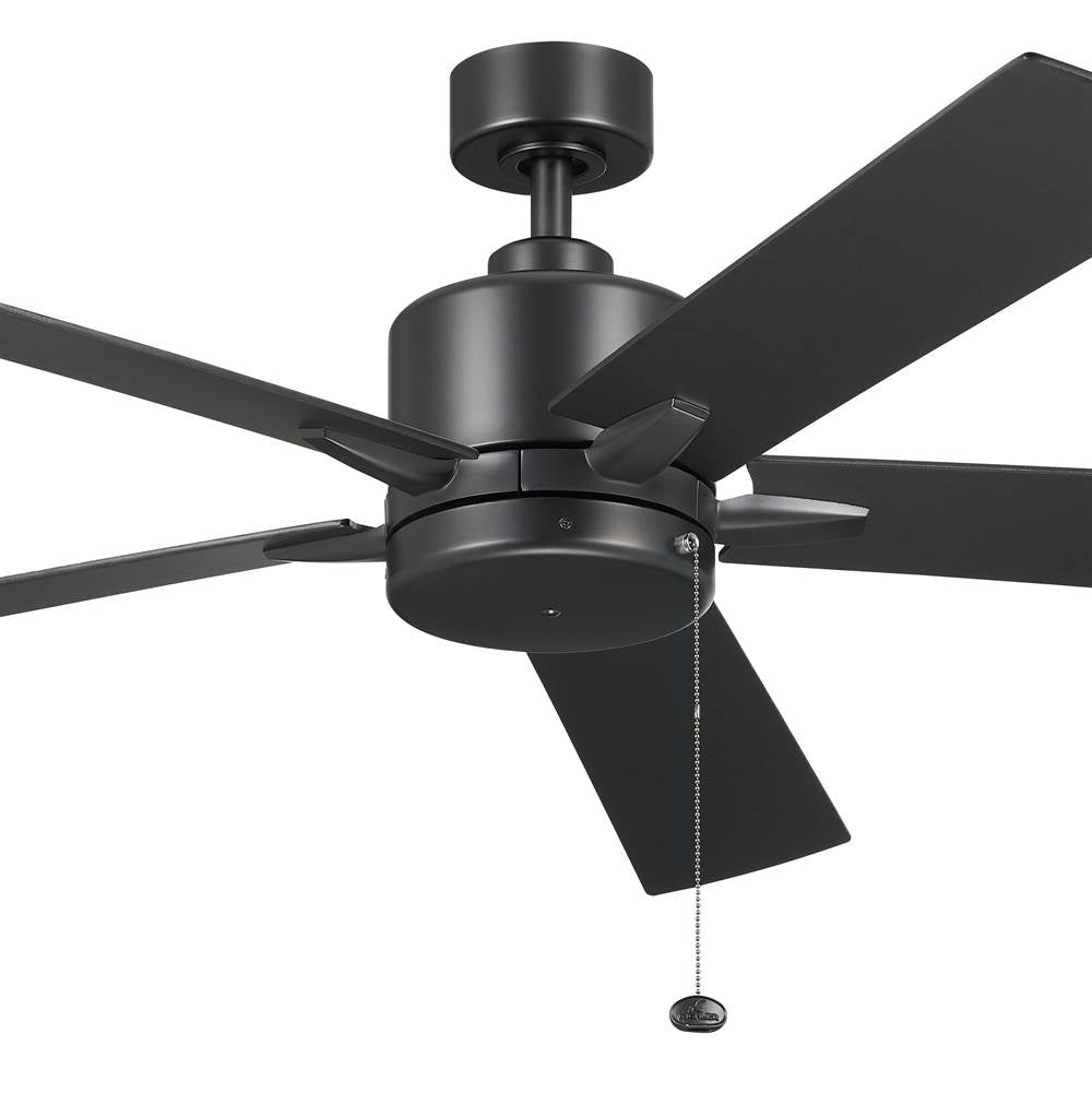 Kichler Lighting 330243SBK Satin Black 60 Inch Lucian Ii Fan Image 7