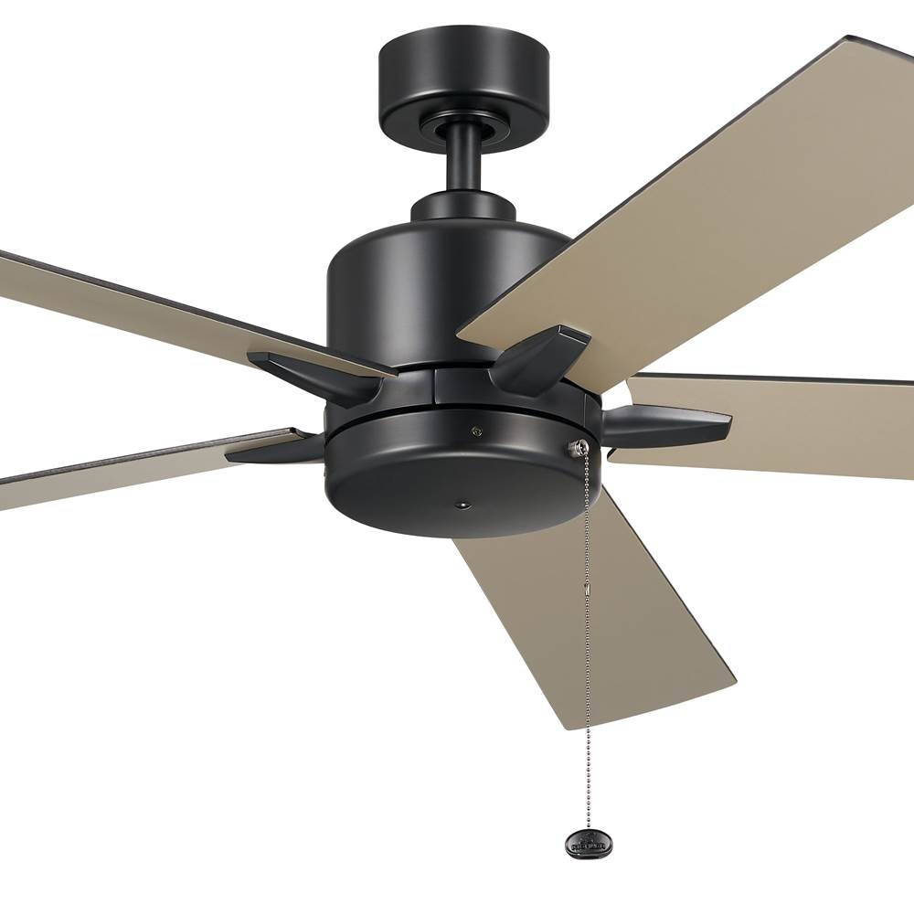Kichler Lighting 330243SBK Satin Black 60 Inch Lucian Ii Fan Image 6