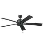 Kichler Lighting 330243SBK Satin Black 60 Inch Lucian Ii Fan Image 2