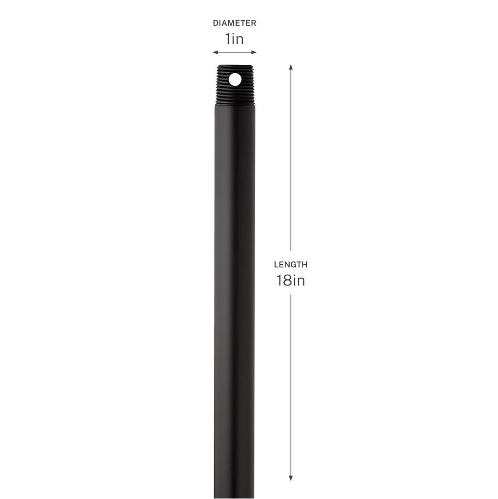 Kichler Lighting  Fan Down Rod 18 Inch