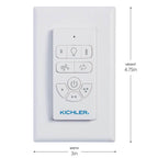 Kichler Lighting 370135 White Ac Handheld Control Full Function Image 2