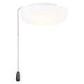 Kichler Lighting 380940 White 9'' Universal Led Fan Light Kit White Image 1