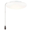 Kichler Lighting 380961 White 10'' Universal Led Fan Light Kit White Image 1